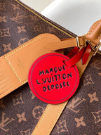 KEEPALL 50 BANDOULIERE MONOGRAM DUST COASTED CANVAS