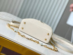 CAPUCINES MINI 21 CREAM CLOUD BLUE TAURILLON GOLD  HARDWARE