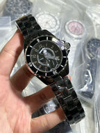 J12 38mm Mademoiselle Automatic Black Ceramic