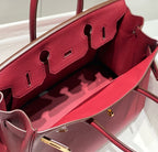 HM BIRKIN 25CM ROUGE H TOGO LEATHER GOLD HARDWARE