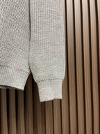 Celin Oversized Sweater In Ribbed Wool