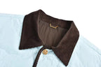 LV Monogram Padded Cotton Blue Jacket