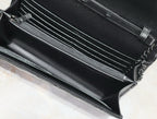 YL Woc 22cm All Black Grained Calfskin