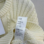 Celin Black Triomphe Cream Sweater