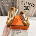 HM Jet Sneaker 20MM White Mix Brown Suede