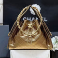 Chanel Hobo Bag 30cm Gold Lambskin