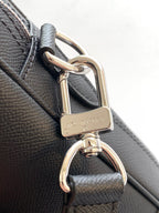 LV Porte-Documents Voyage PM Handbag Black Taiga leather