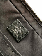LV Porte-Documents Voyage PM Handbag Black Taiga leather