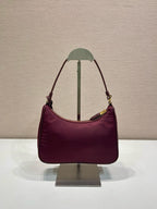 Prada Re-Edition 2005 Re-Nylon bag Burgundy Recycled polyamide