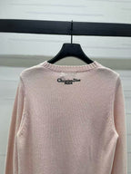 Dior Sweater Pink Mix Colors Wool