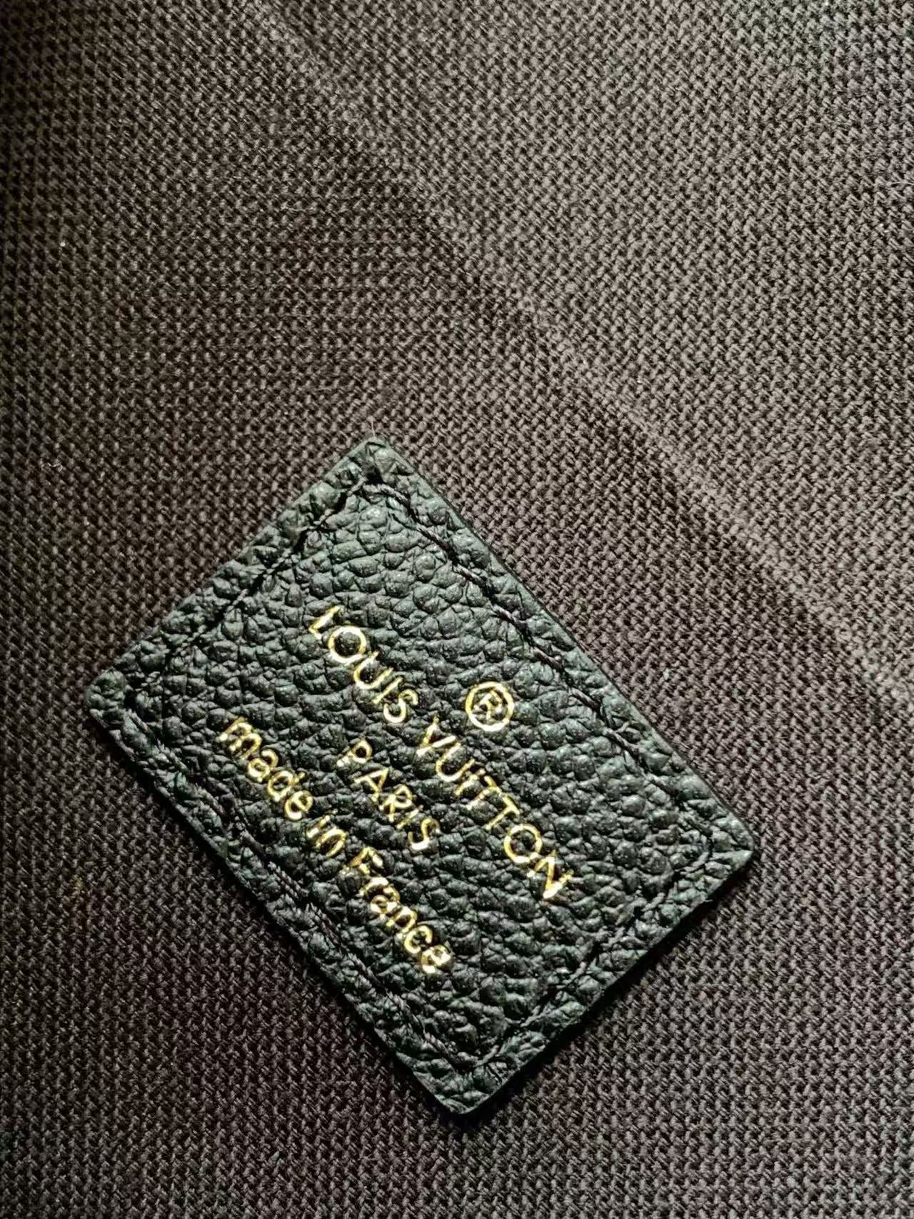 LV Pochette Félicie Chain Bag Black Grain Cowhide
