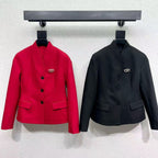 Dior Jacket Black and Red Polyester