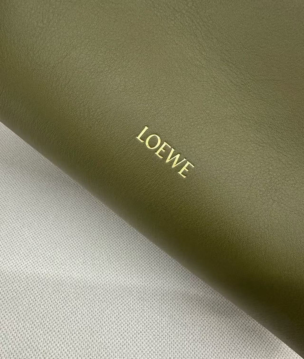Loewe Madrid Bag Olive Green Calfskin