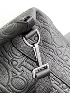 Weekender 40 Black Dior Gravity Leather and Black Grained Calfskin