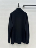 HM 25 Jacket Black Wool 02659