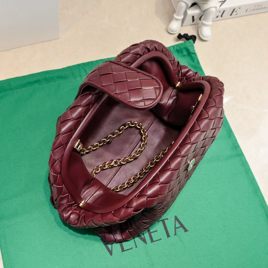 BV Lauren 1980 31.5cm Burgundy Lambskin