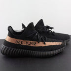 Adidas Yeezy Lace-Up Sneakers Black Rubber