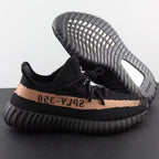 Adidas Yeezy Lace-Up Sneakers Black Rubber