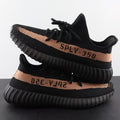 Adidas Yeezy Lace-Up Sneakers Black Rubber