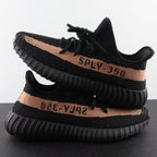 Adidas Yeezy Lace-Up Sneakers Black Rubber
