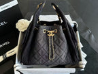 CC 25C Hobo Bag 30cm Black Denim