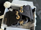 CC 25C Hobo Bag 30cm Black Denim