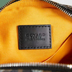 BOWLING TOILETRY BAG 24 IN BLACK GOYARDINE CANVAS AND CALFSKIN