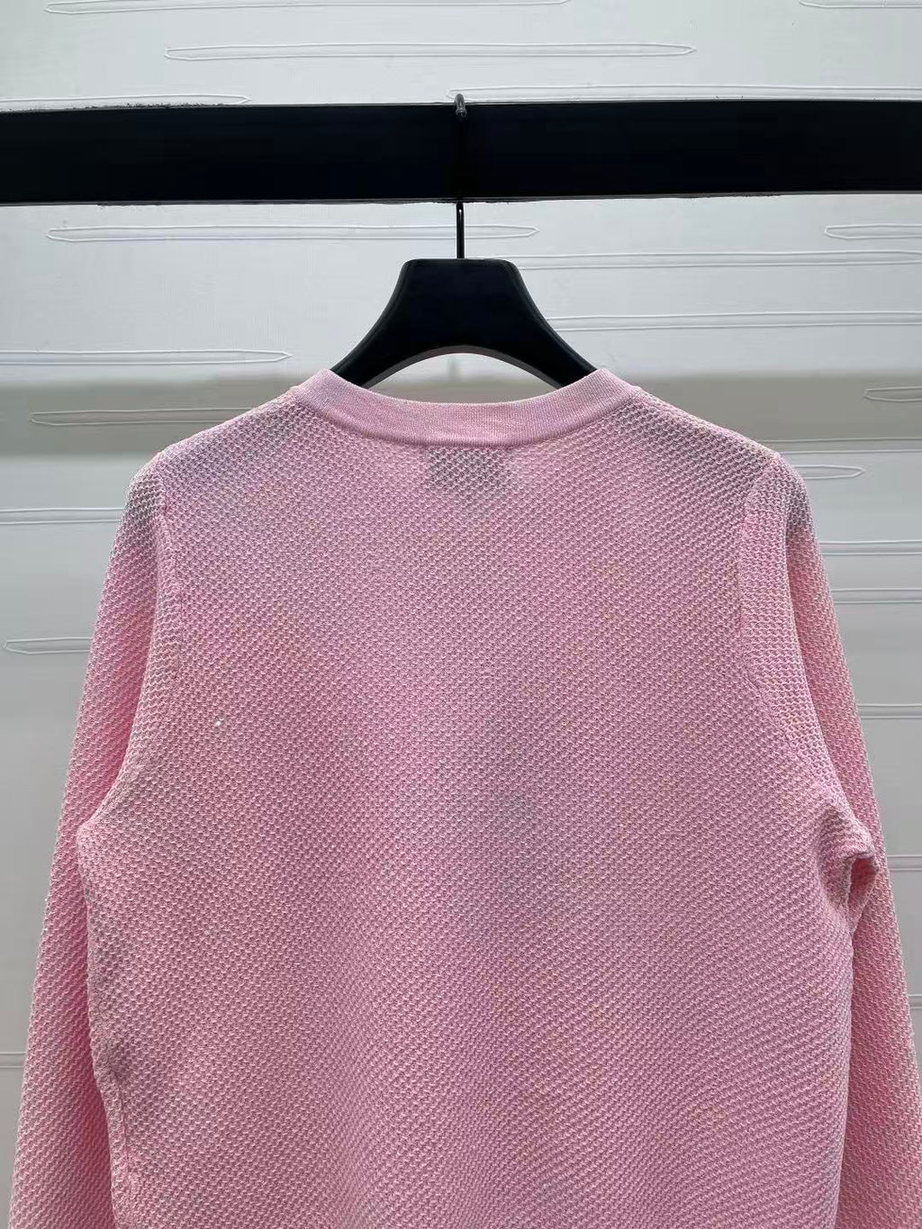 Chanel 2026 Sequined Crew Neck Knit Cardigan Silk Wool
