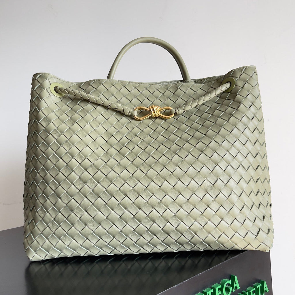 Bottega Veneta 2026 Andiamo Bag 45cm Green Nappa Leather