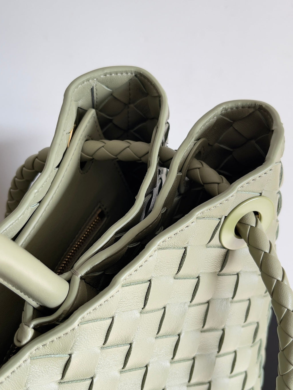 Bottega Veneta 2026 Andiamo Bag 45cm Green Nappa Leather