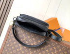 LV 2026 Nil Cross-body Bag Black Monogram Midnight Coated Canvas Leather