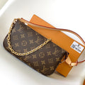 LV 2026 Pochette Accessoires Bag 23.5cm Brown Beige Canvas Cowhide
