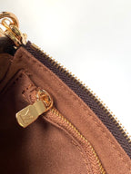 LV 2026 Pochette Accessoires Bag 23.5cm Brown Beige Canvas Cowhide