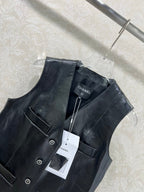 Chanel 2026 Vest Black Leather