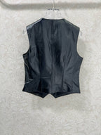 Chanel 2026 Vest Black Leather