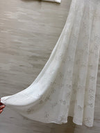 Chanel 2026 Camisole Dress White Lace Cotton