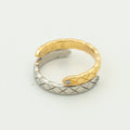 CRUSH TOI ET MOI RING SILVER PINK GOLD