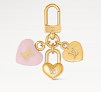 LV Heart Micro Charms Keychain