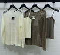 Chanel 2026 Two-piece Layered Knit Long-sleeved Set Wool