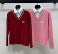 Miumiu 2026 Two-Piece Knit Long-Sleeve Sweater Wool 355489