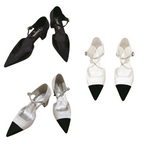 CC 25 Mary Jane Heels Silk and Sheepskin 267845