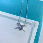 PLATINUM AND DIAMOND VICTORIA PENDANT NECKLACE