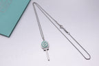 STERLING SILVER LOLLIPOP NECKLACE
