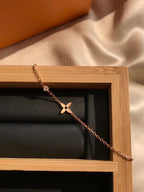 LV BLOSSOM SERIES SINGLE FLOWER DIAMOND COLLARBONE BRACELET