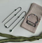 INTERLOCKING G BOULE CHAIN NECKLACE SILVER
