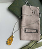 GG NECKLACE PENDANT PINEAPPLE PATTERN