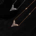 MESSIK HEART DIAMOND NECKLACE