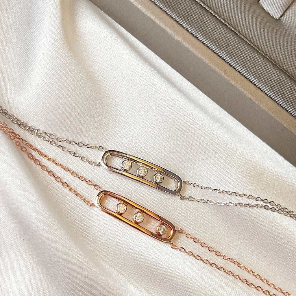 MOVE CLASSIQUE 3 DIAMONDS BRACELET