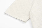 LV Short-sleeved Shirt White Wool
