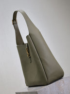 Le 5a7 Large 30cm Moss Green Calfskin